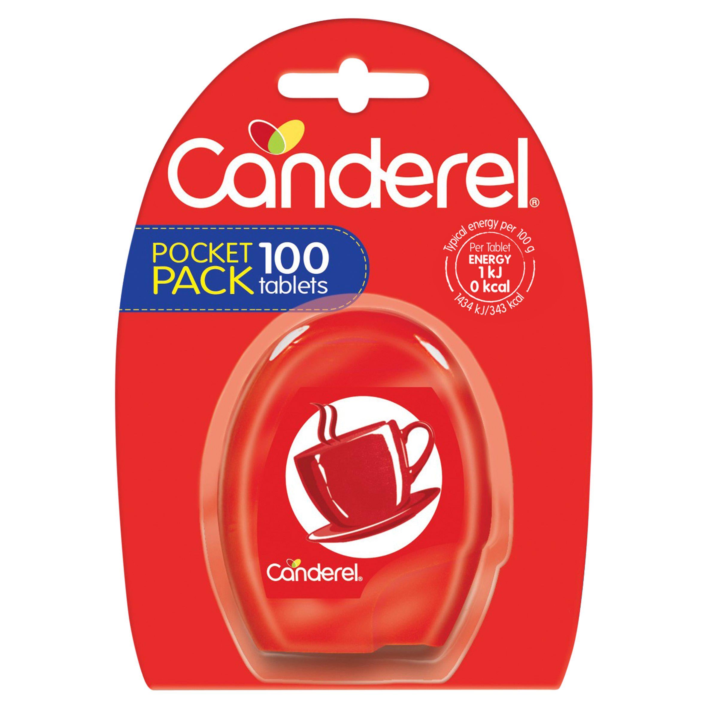 Canderel low calorie sweetener tablets 100 count, imported from the UK