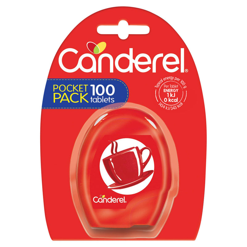 Canderel low calorie sweetener tablets 100 count, imported from the UK
