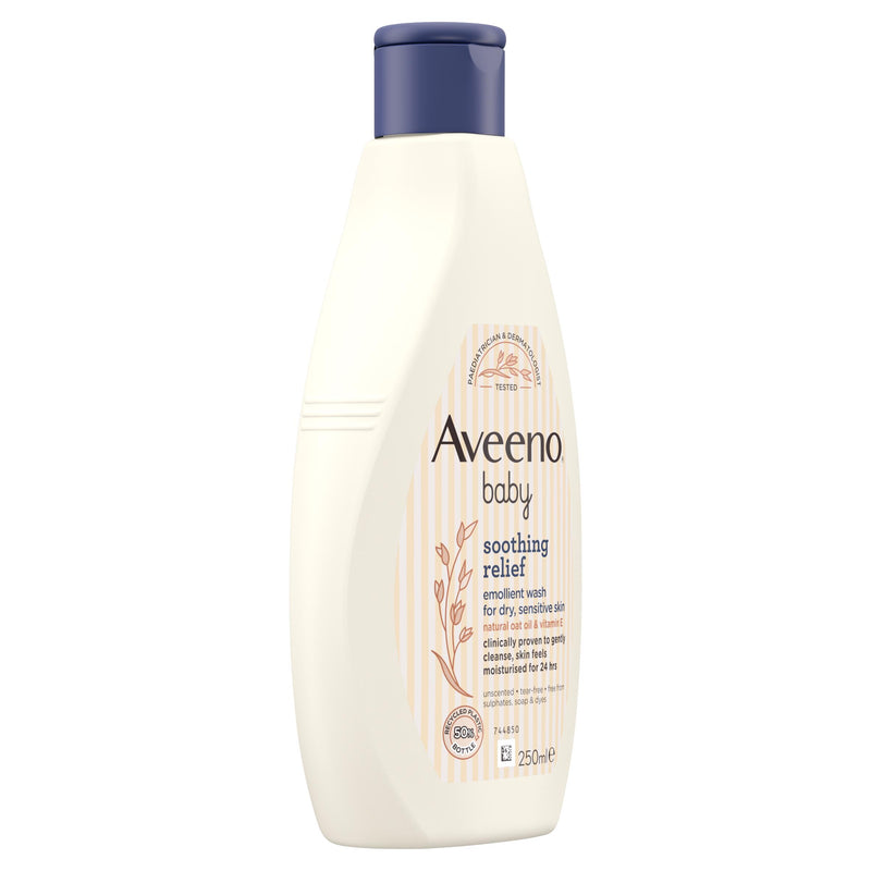 Aveeno Soothing Relief Emollient Baby Wash 250ml (British brand)