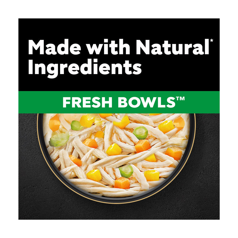Cesar Fresh Bowl dog food with chicken and vegetables 85g, imported from the UK