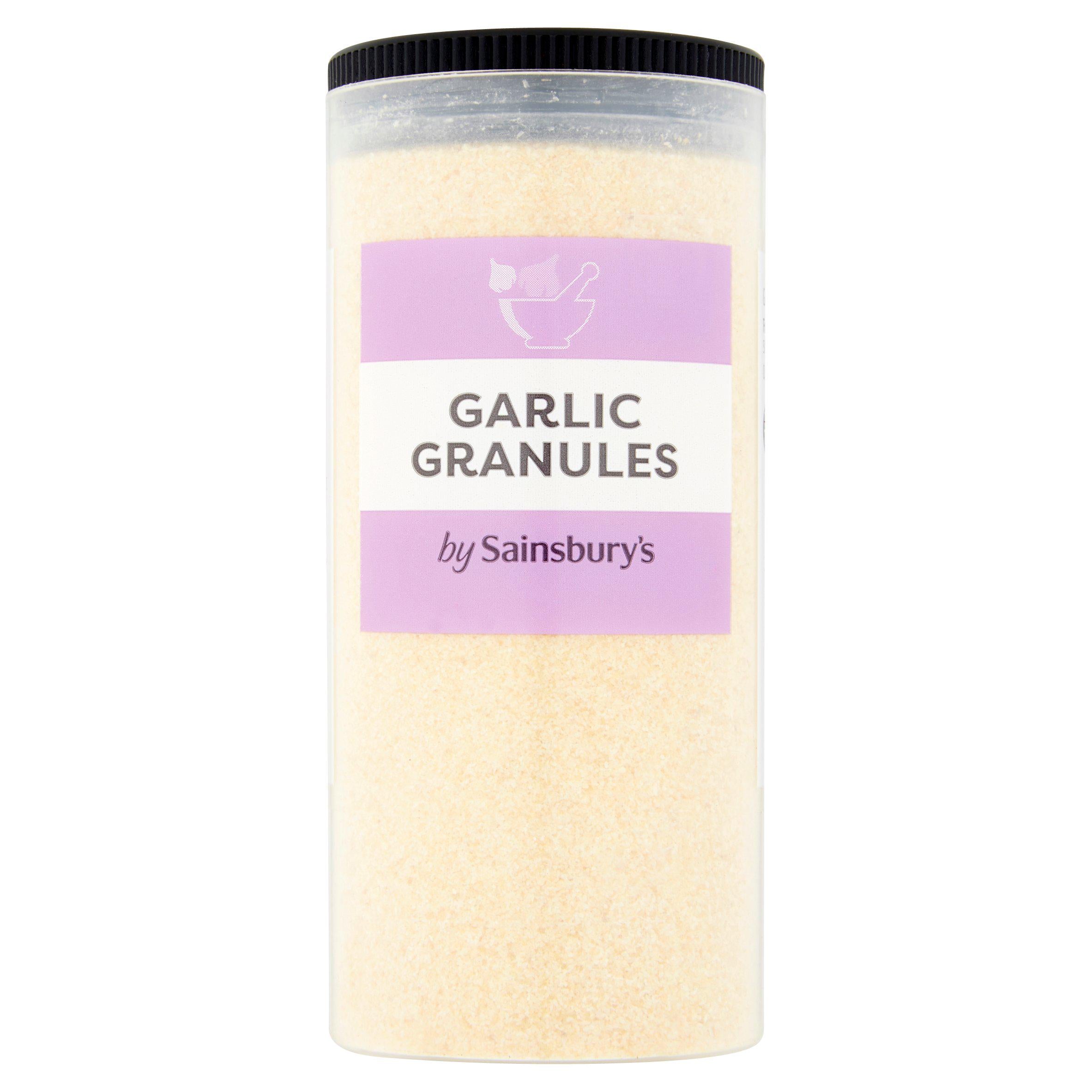 Sainsbury's garlic granules 138g, UK version