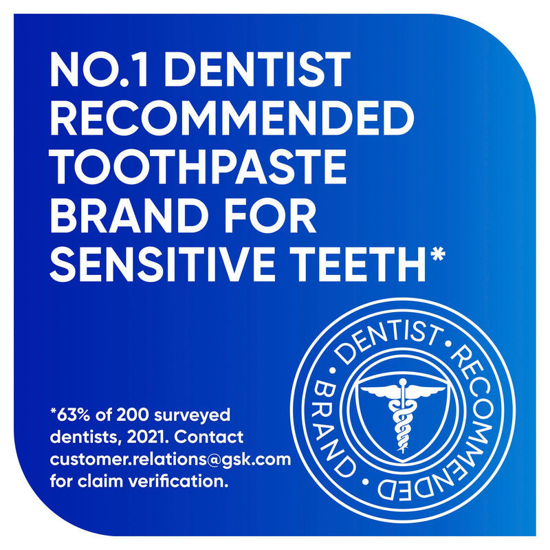 Sensodyne Rapid Relief Original toothpaste 75ml, imported from the UK