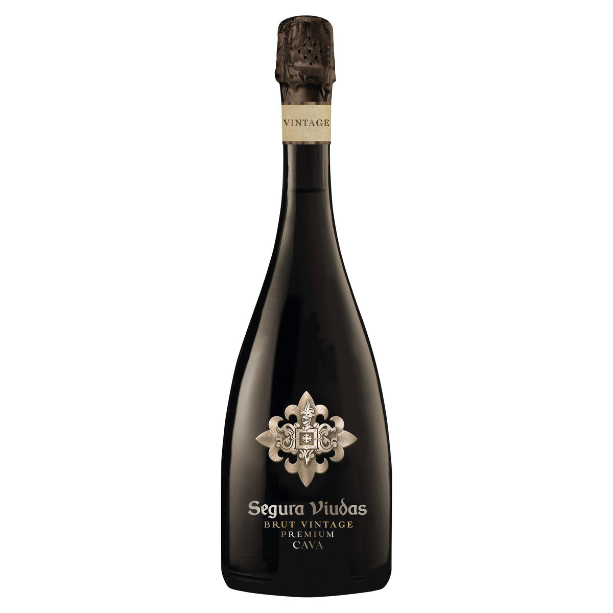 Segura Viudas Brut Premium Cava 75cl bottle (British brand)
