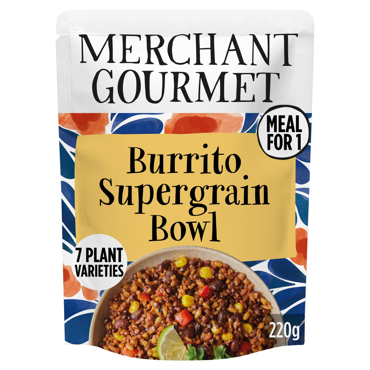 Merchant Gourmet Burrito Supergrain Bowl vegan 220g - British product