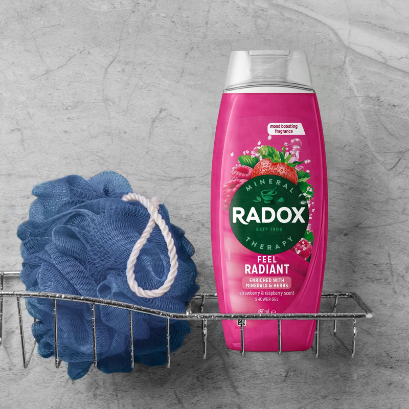 Radox Feel Radiant shower gel 450ml (British brand)