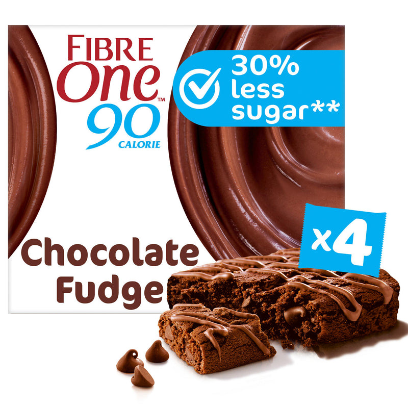 Fibre One chocolate fudge brownie snacks 4x24g, UK version