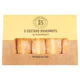 Sainsbury's vanilla custard doughnuts 5 pack (British brand)
