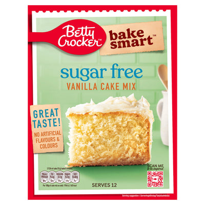 Sainsburys Betty Crocker Bake Smart Sugar Free Vanilla Cake Mix 350g- Buy online at McGrocer