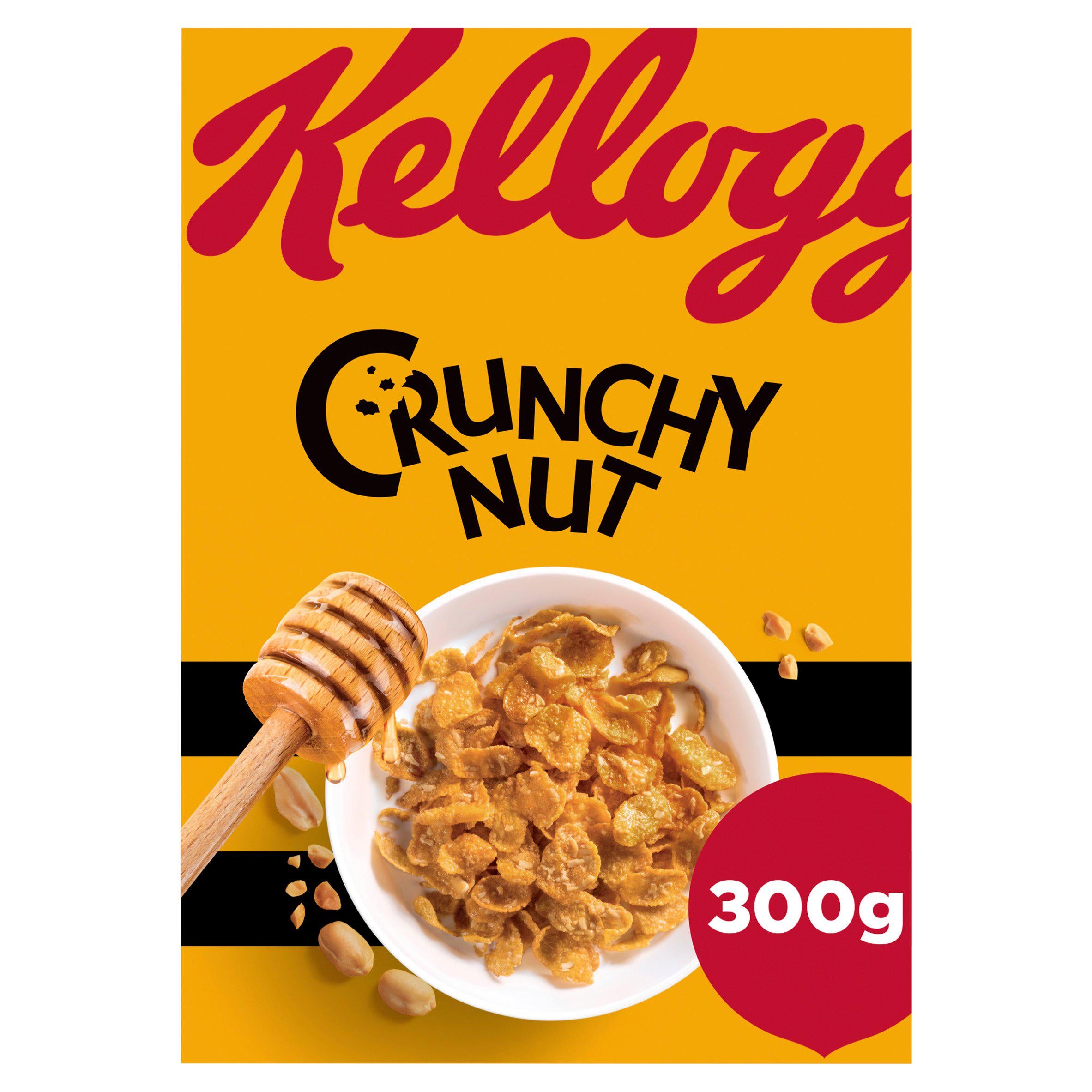 Kellogg's Crunchy Nut Original breakfast cereal 300g (British brand)