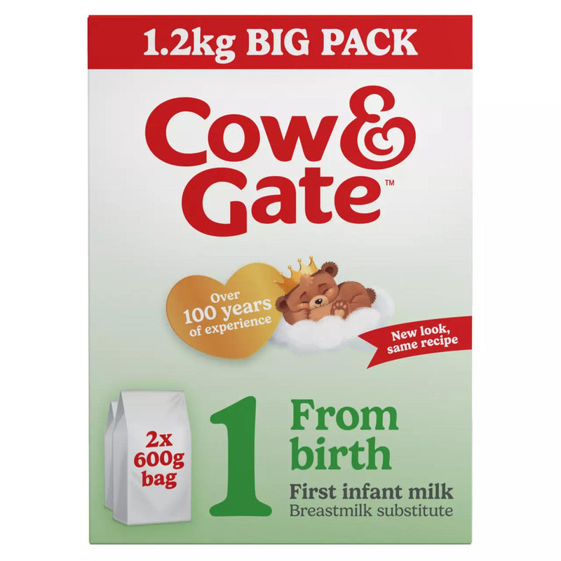 Cow & Gate First Infant Milk baby formula 1.2kg, UK version