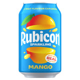Rubicon sparkling mango 330ml can - British product