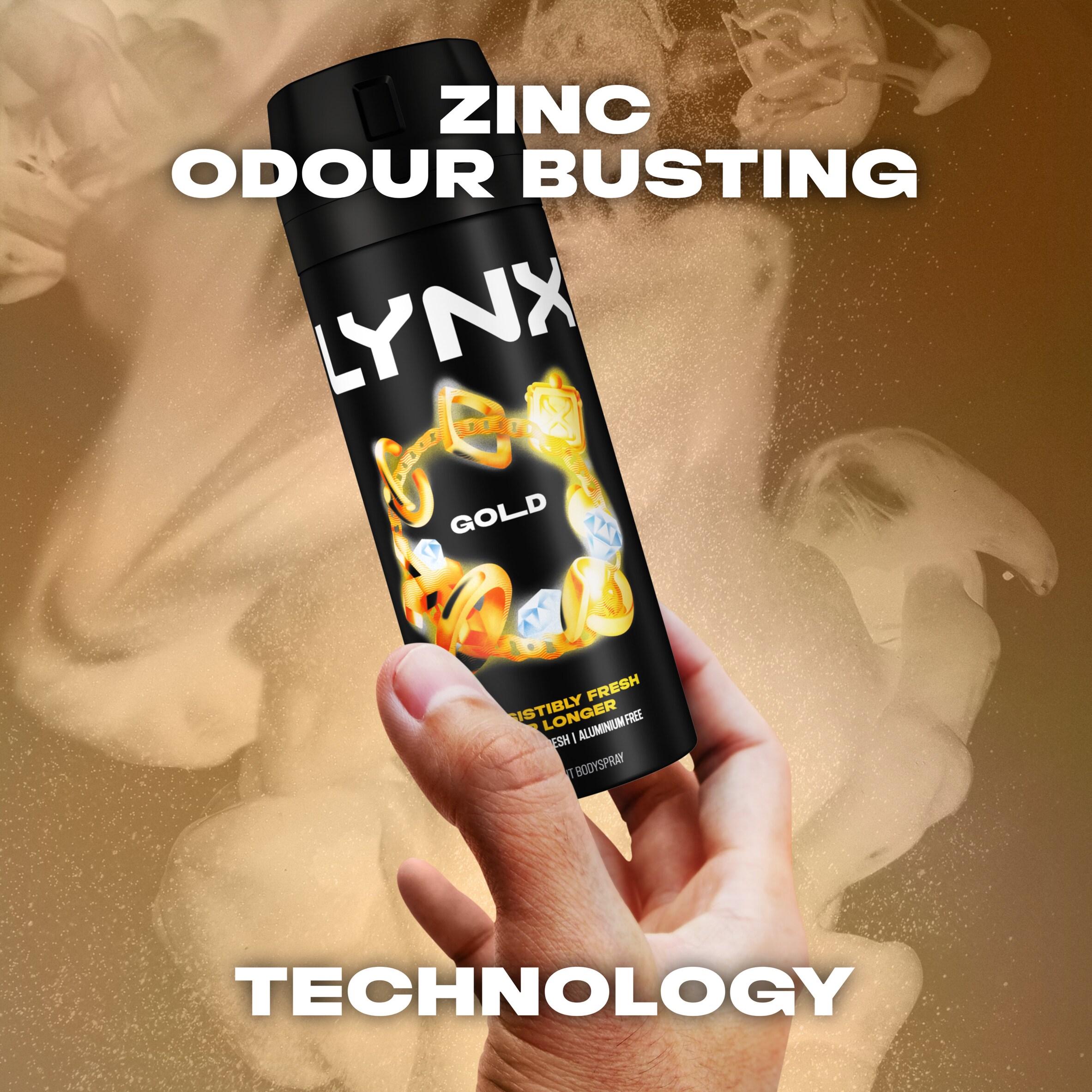 Lynx Gold 48h deodorant body spray 150ml, UK version