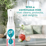 Cif Infinite Clean antibacterial cleaner refill Apple & Jasmine 280ml, UK version