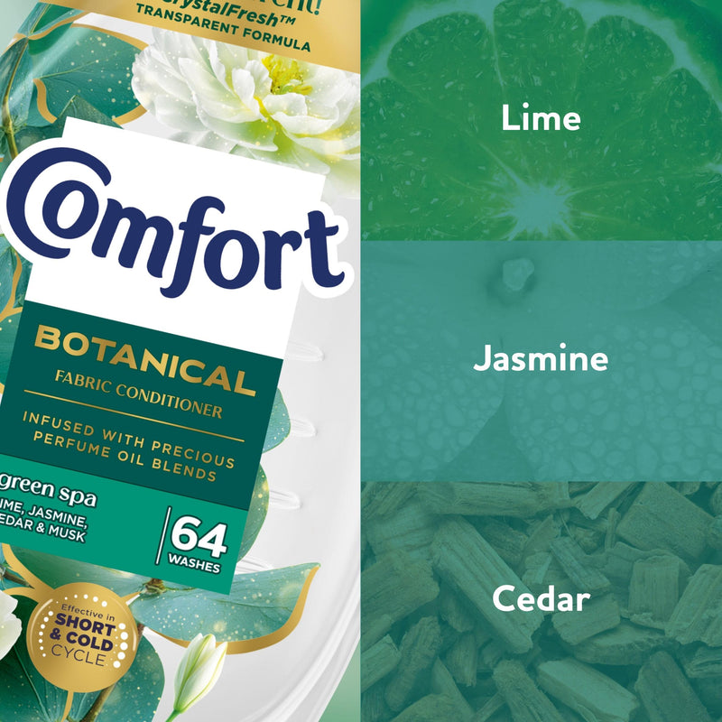 Comfort fabric conditioner Green Spa 960ml - British product