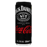 Jack Daniel's Coca-Cola 330ml can - British product