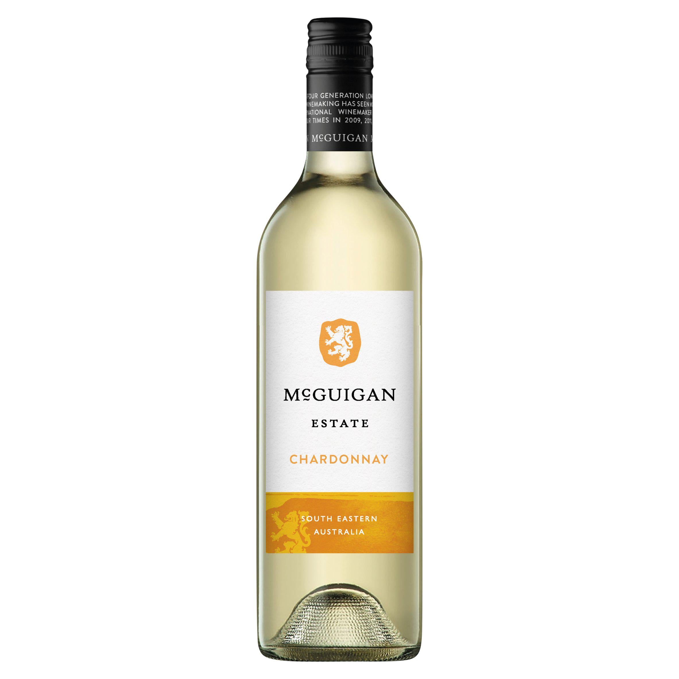 McGuigan Estate Chardonnay White Wine bottle 75cl imported from the UK
