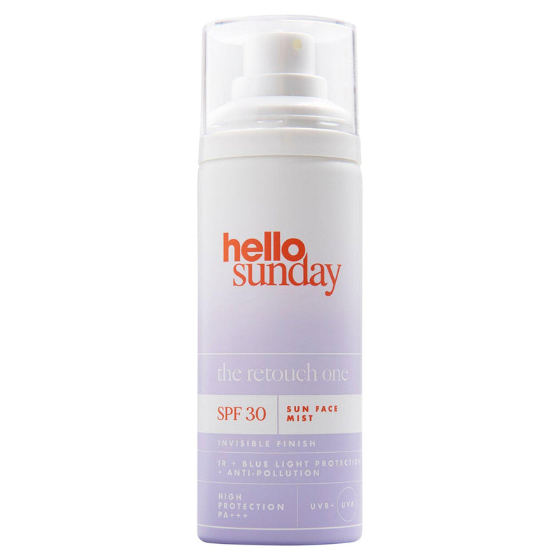 Hello Sunday retouch one SPF30 sun face mist 75ml, imported from the UK