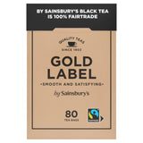 Sainsbury's Gold Label Fairtrade tea bags 250g, imported from the UK