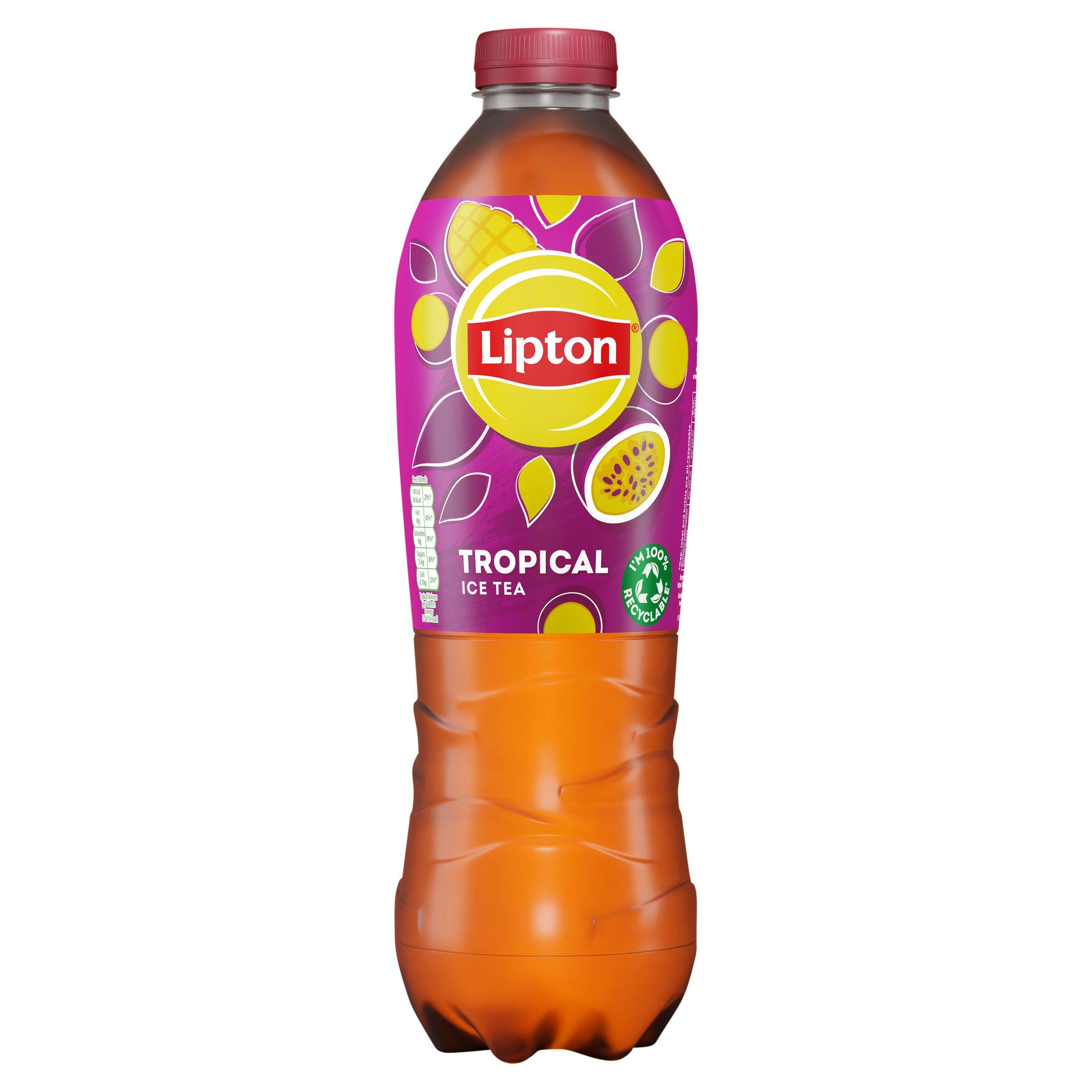 Lipton tropical ice tea 1.25L bottle - British product