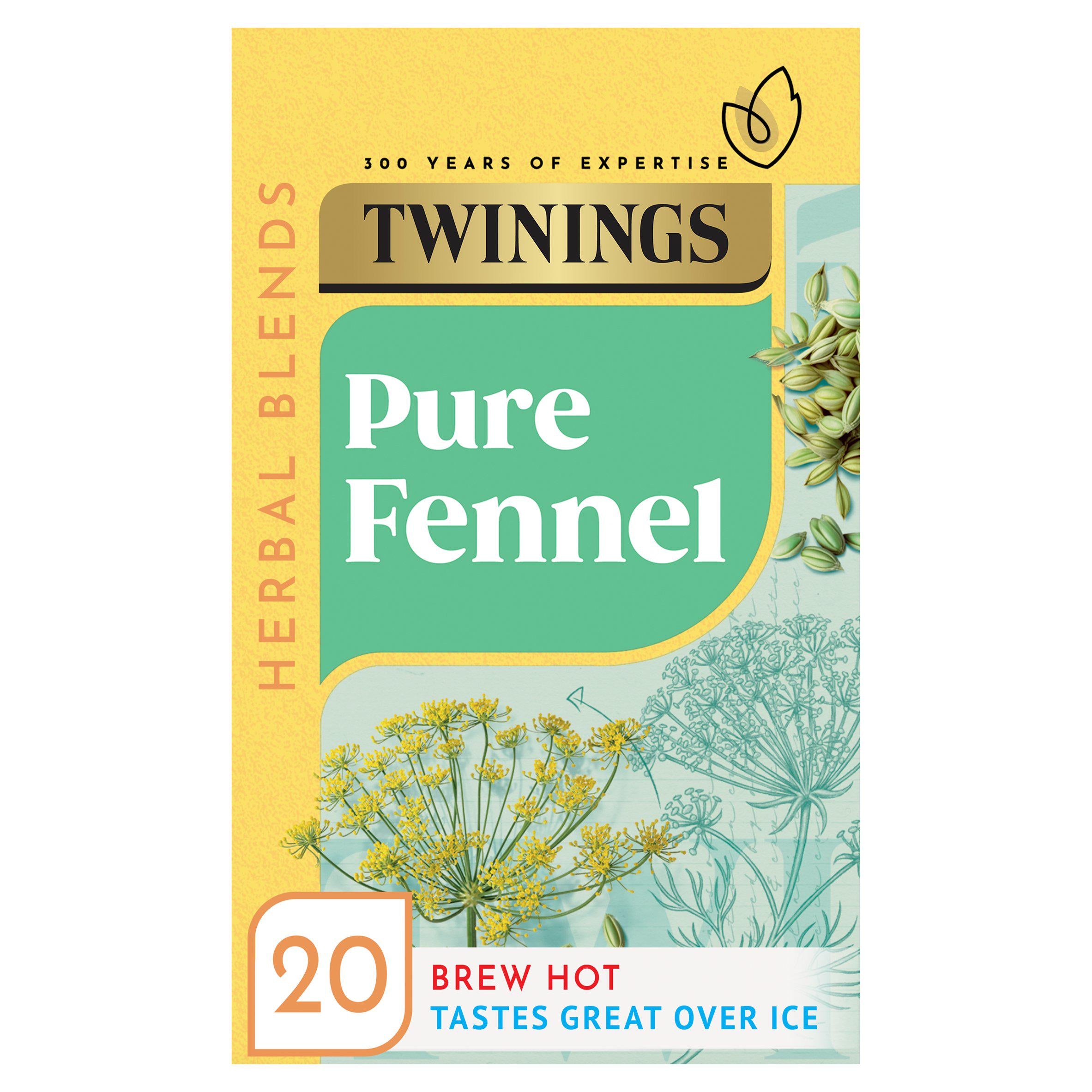 Twinings fennel tea bags 20 count, UK version