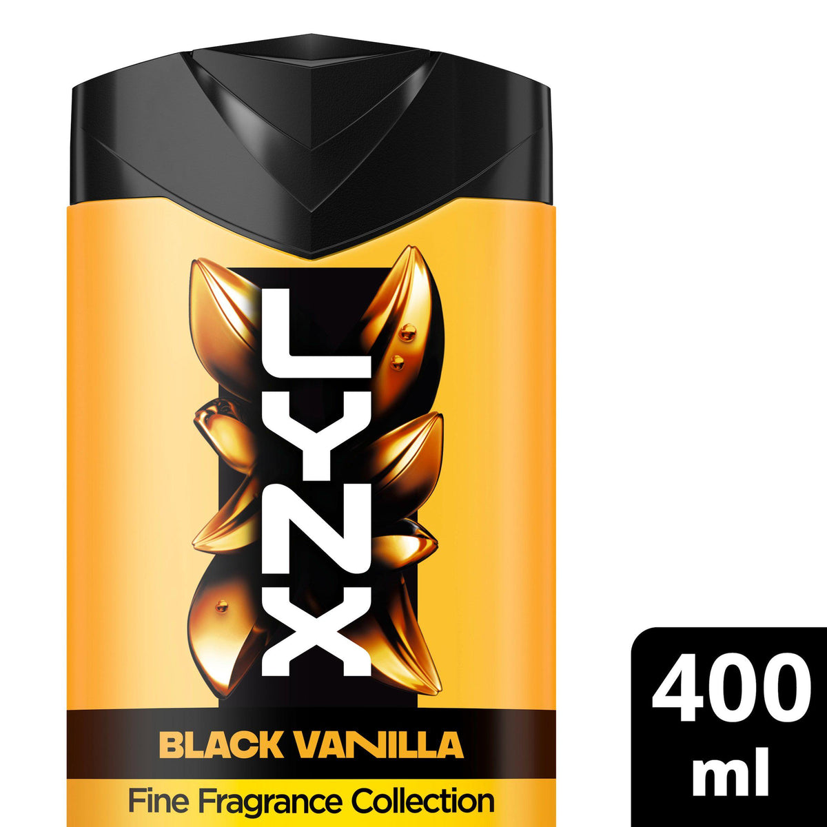 Lynx Black Vanilla shower gel body wash 400ml, UK version