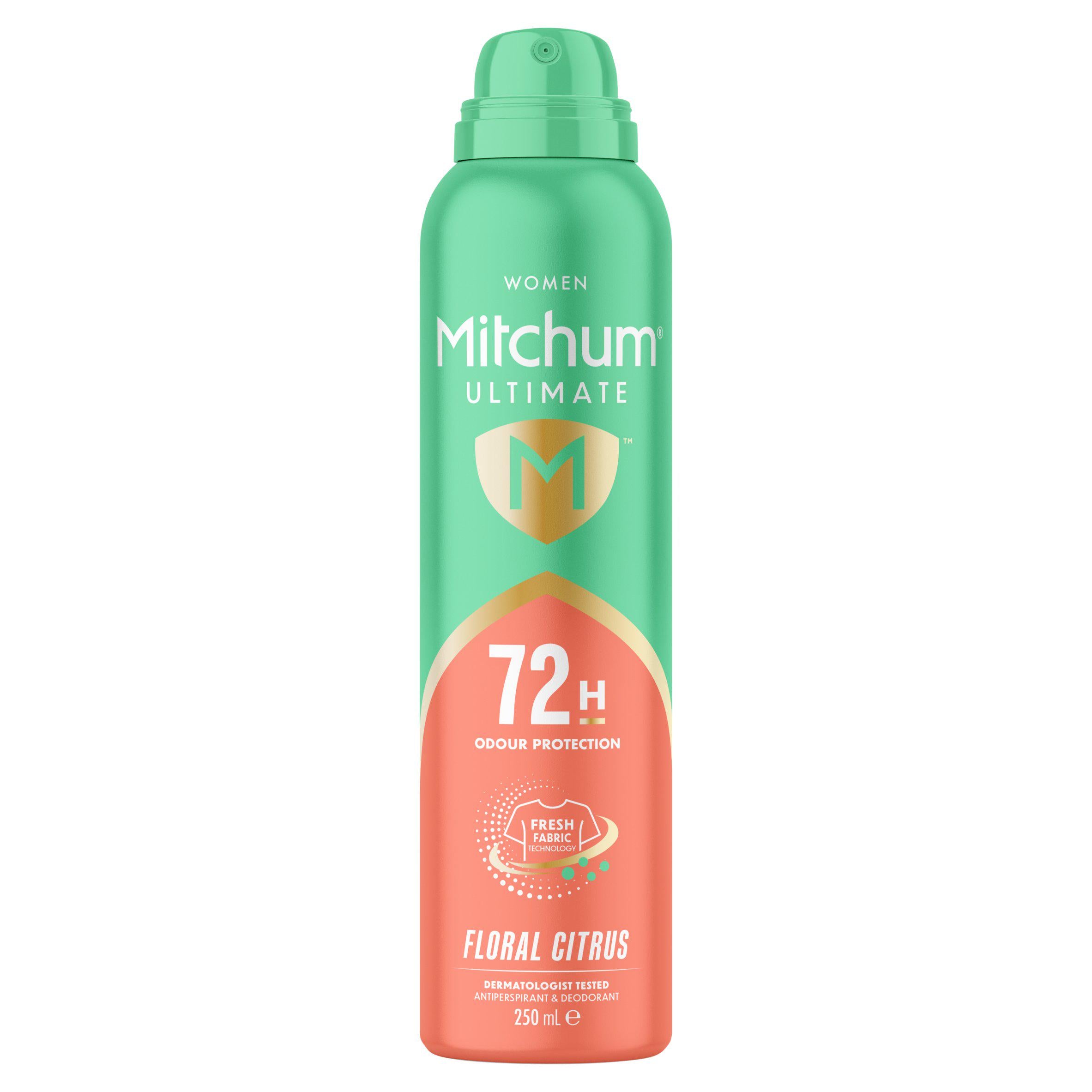 Mitchum women floral citrus antiperspirant 250ml, imported from the UK