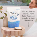 Westlab Pure Mineral Dead Sea Bath Salt 1kg - British product