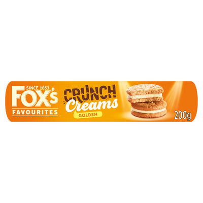 Sainsburys Fox's Golden Crunch Creams Biscuits 200g- Buy online at McGrocer