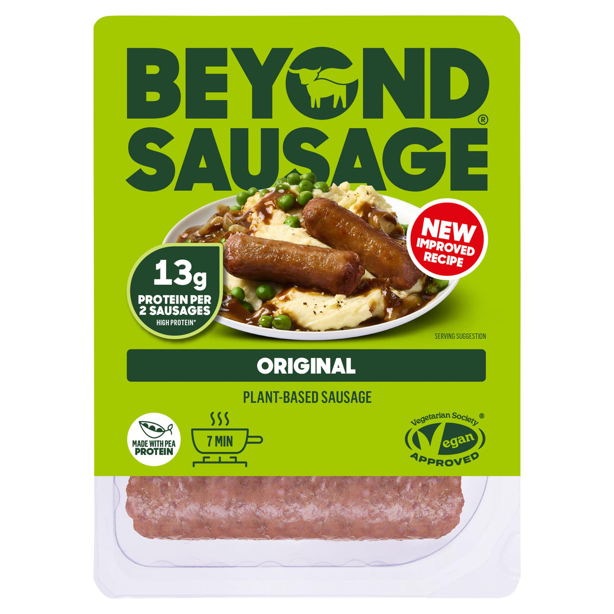 نقانق Beyond Meat الأصلية النباتية 4 × 45 جرام - منتج بريطاني