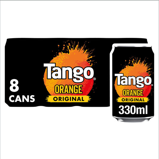Tango Orange Original Can 8x330ml GOODS Sainsburys   