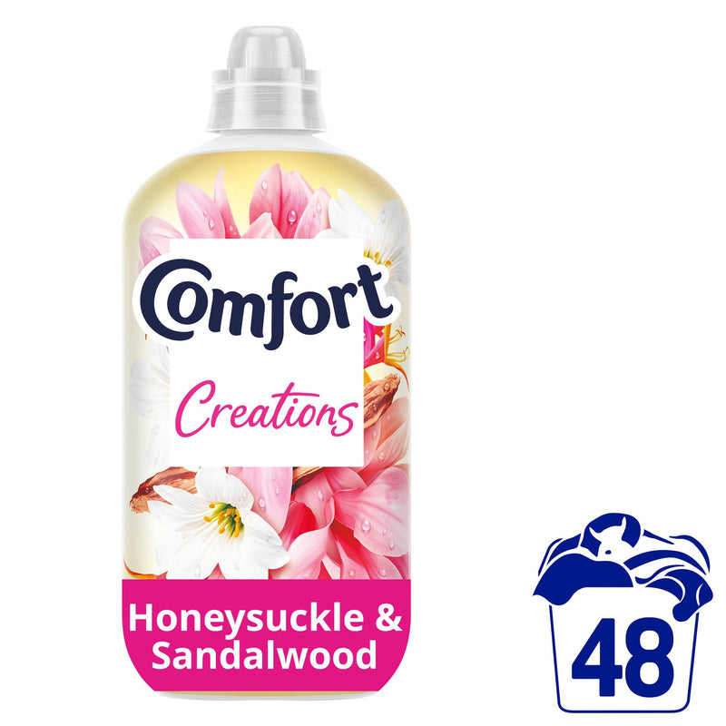 Comfort Creations fabric conditioner Honeysuckle & Sandalwood 1440ml - British product