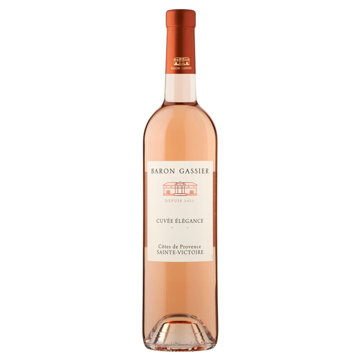 Baron Gassier Provence rosé wine 75cl, UK version
