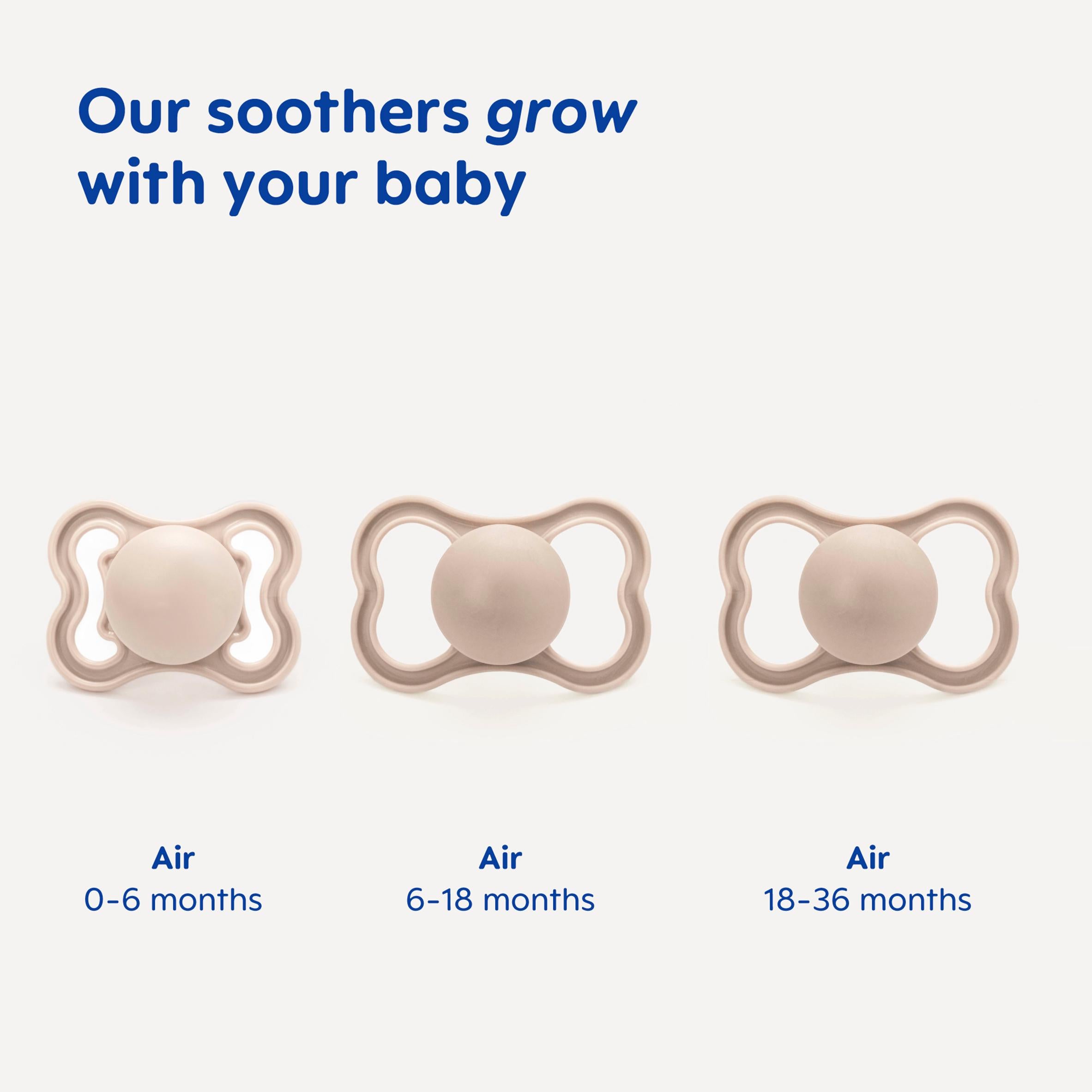 MAM Air Silicone soother 0-6 months - British product