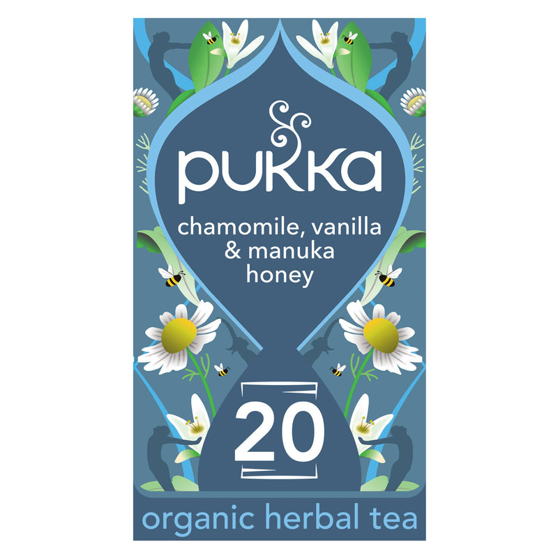 Pukka Chamomile Vanilla & Manuka Honey Tea Bags x20