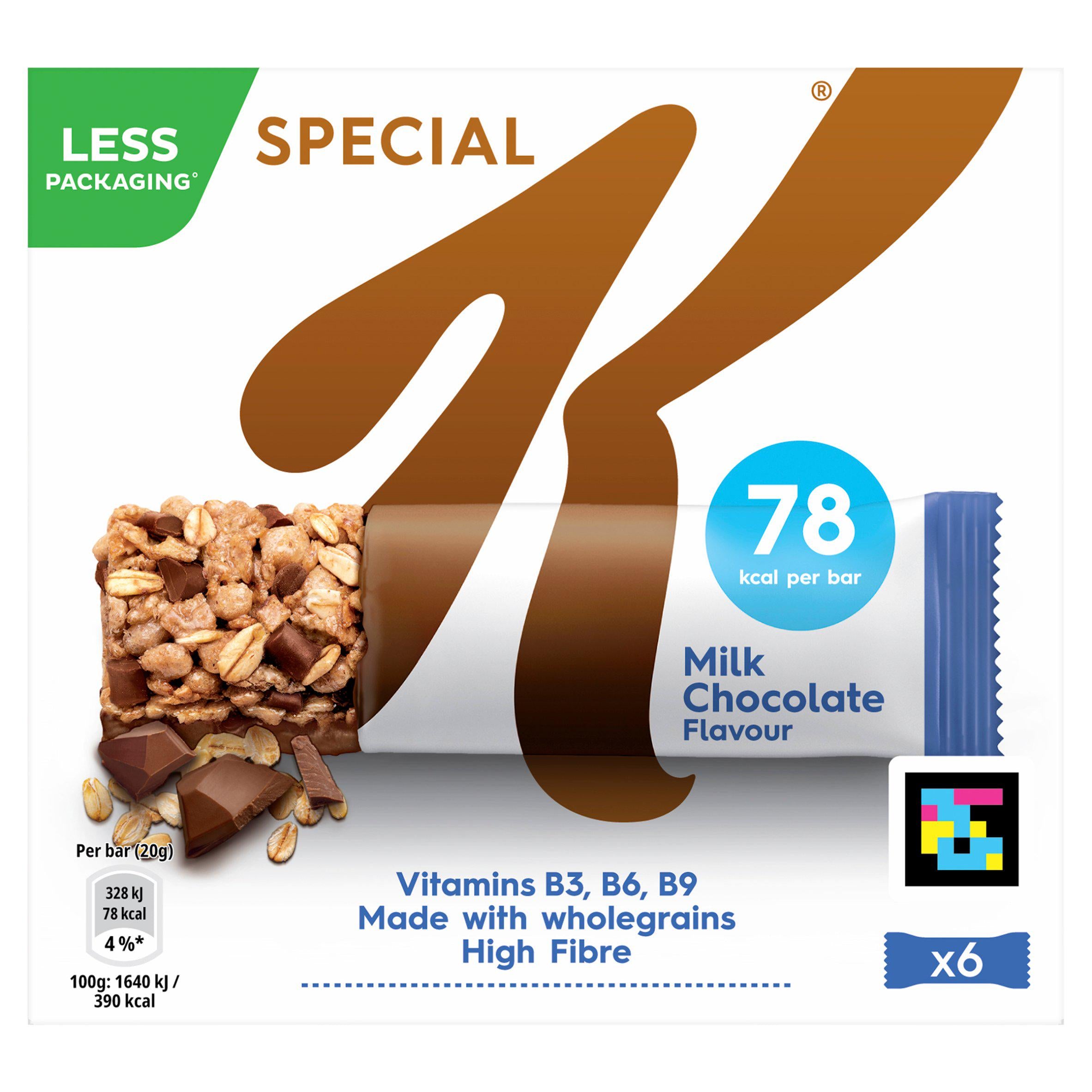 Kellogg's Special K milk chocolate bar 5 pack - British product