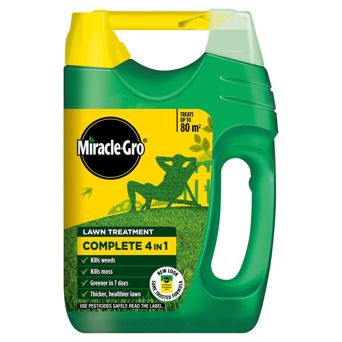 Miracle-Gro 80m2 4 in 1 lawn spreader, UK version