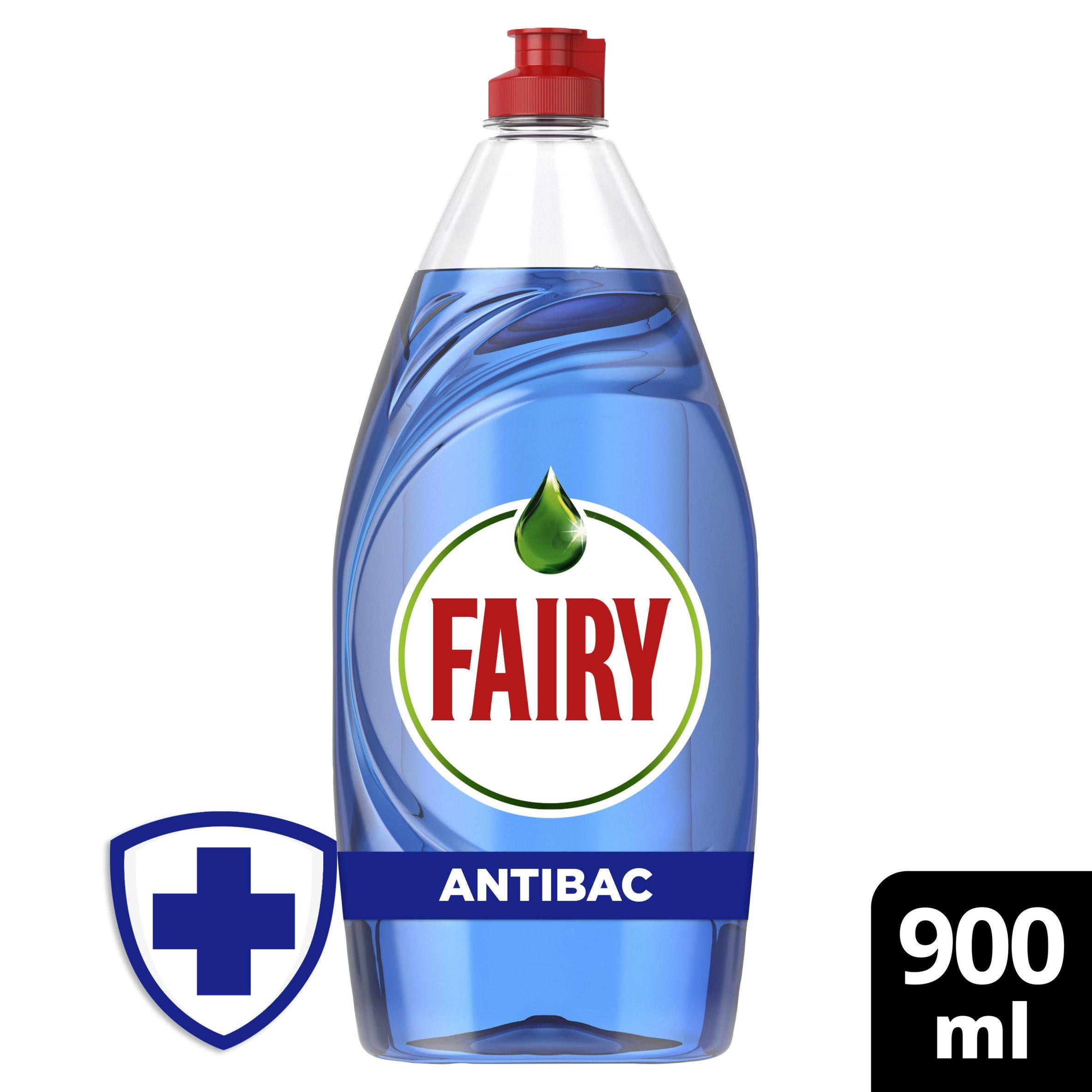 Fairy antibacterial washing up liquid eucalyptus 870ml - British product