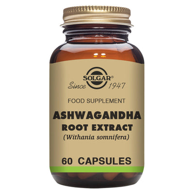 Sainsburys Solgar Ashwagandha Root Extract Vegetable Capsules, 60 Count- Buy online at McGrocer