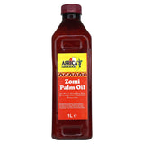 Africa's Finest Zomi Oil palm oil 1L, imported from the UK