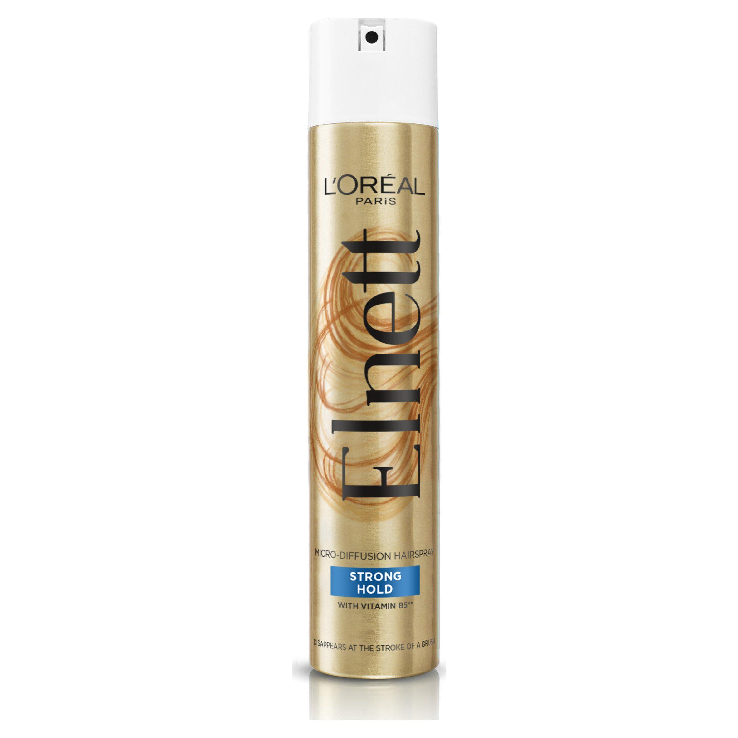 L'Oreal Elnett extra strength hairspray 400ml, imported from the UK