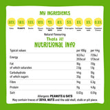 Nakd fruit and fibre bars Apple Cinnamon 3x44g, imported from the UK