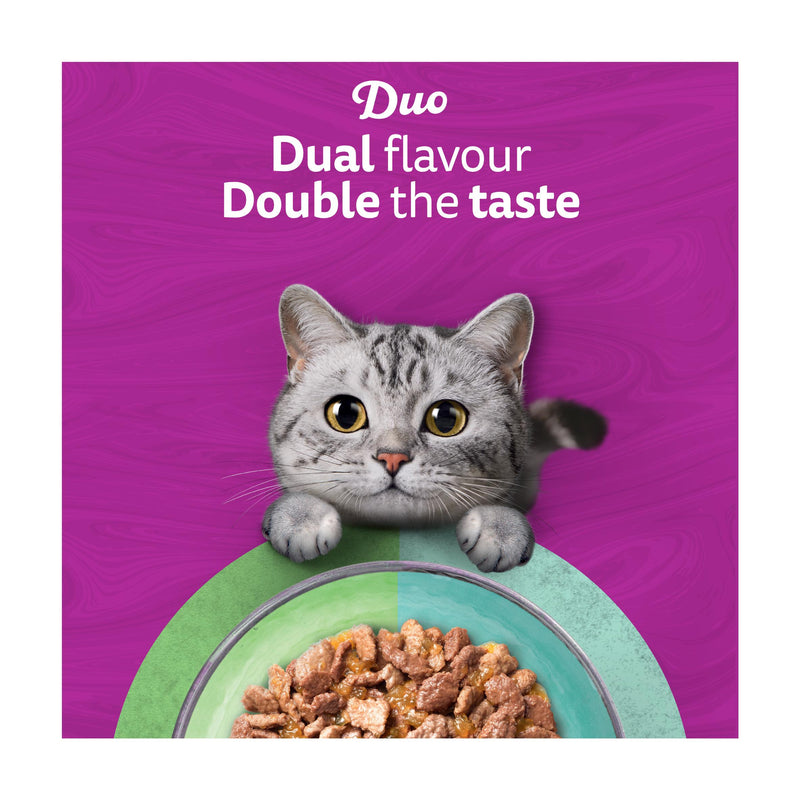 Whiskas wet cat food Duo Mixed Medley 12x85g pouches, UK version