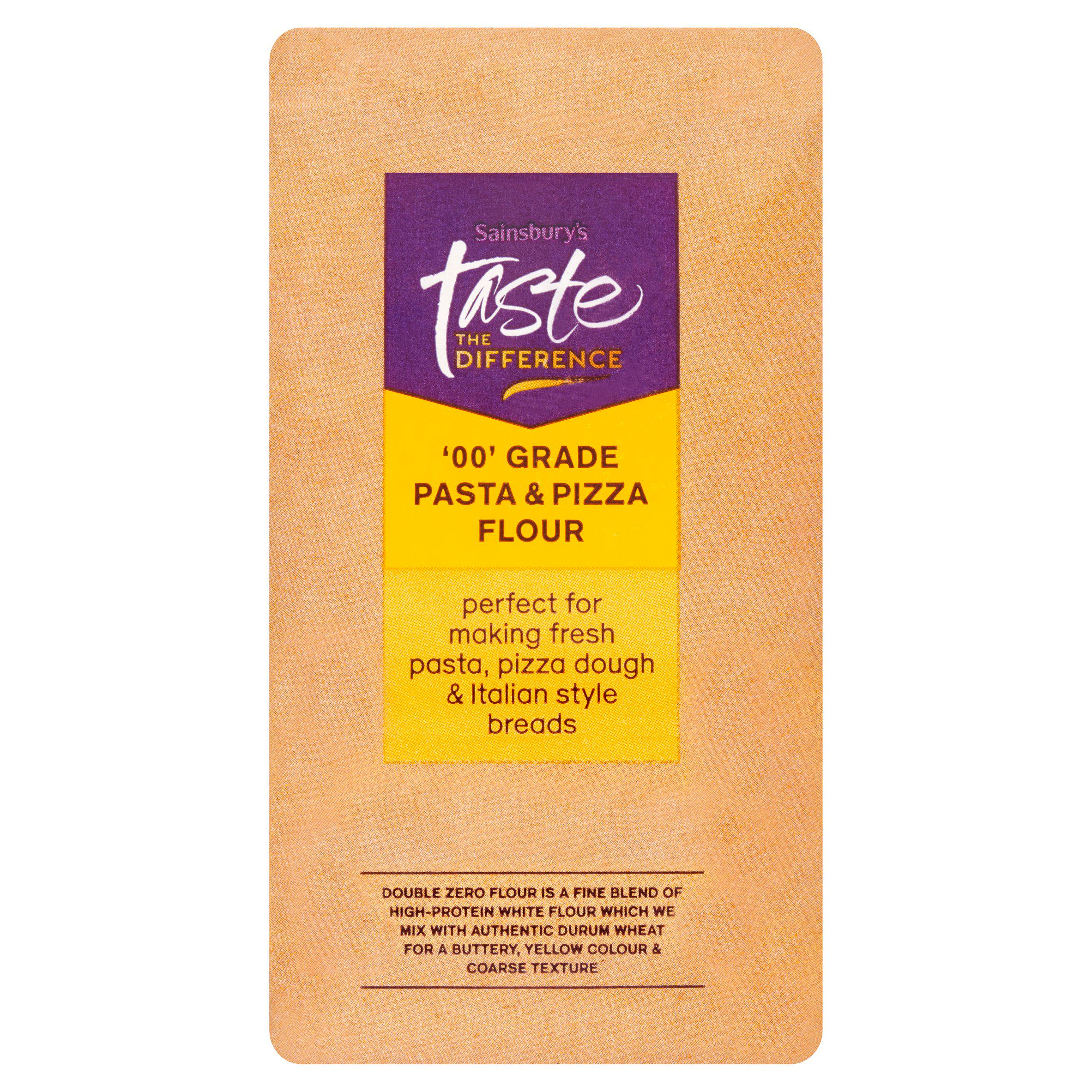 Sainsbury's 00 grade pasta flour Taste the Difference 1kg, UK version