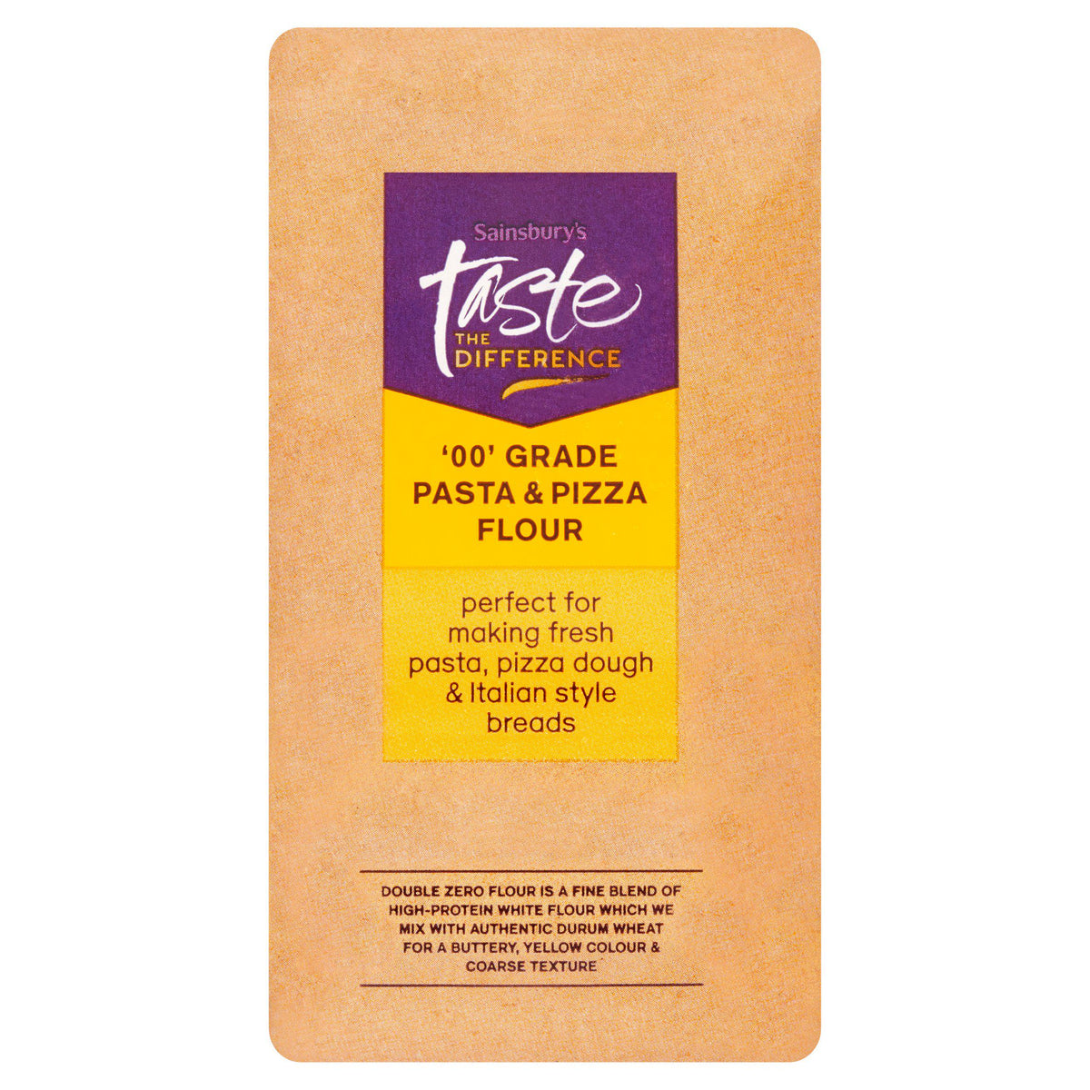 Sainsbury's 00 grade pasta flour Taste the Difference 1kg, UK version