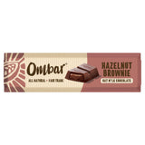 Ombar hazelnut brownie oat milk chocolate bar 42g - British product