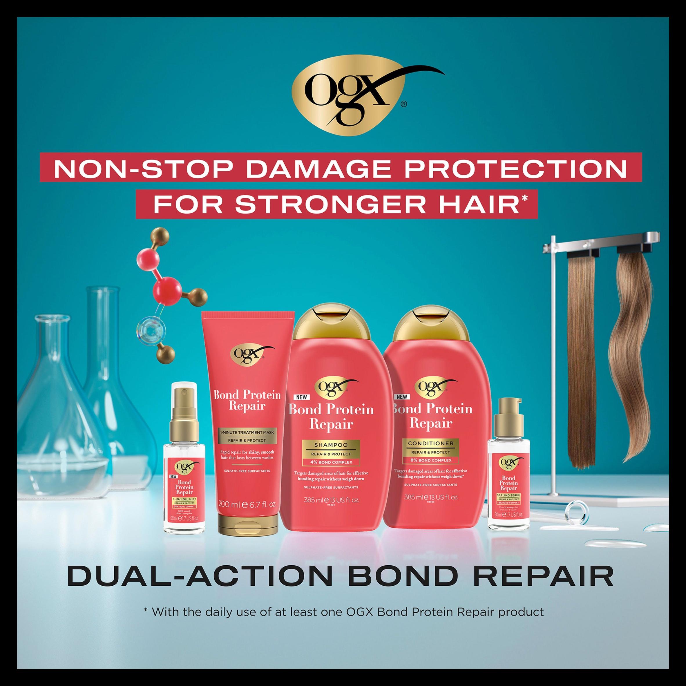 OGX Bond Protein Repair Conditioner 385ml, imported from the UK