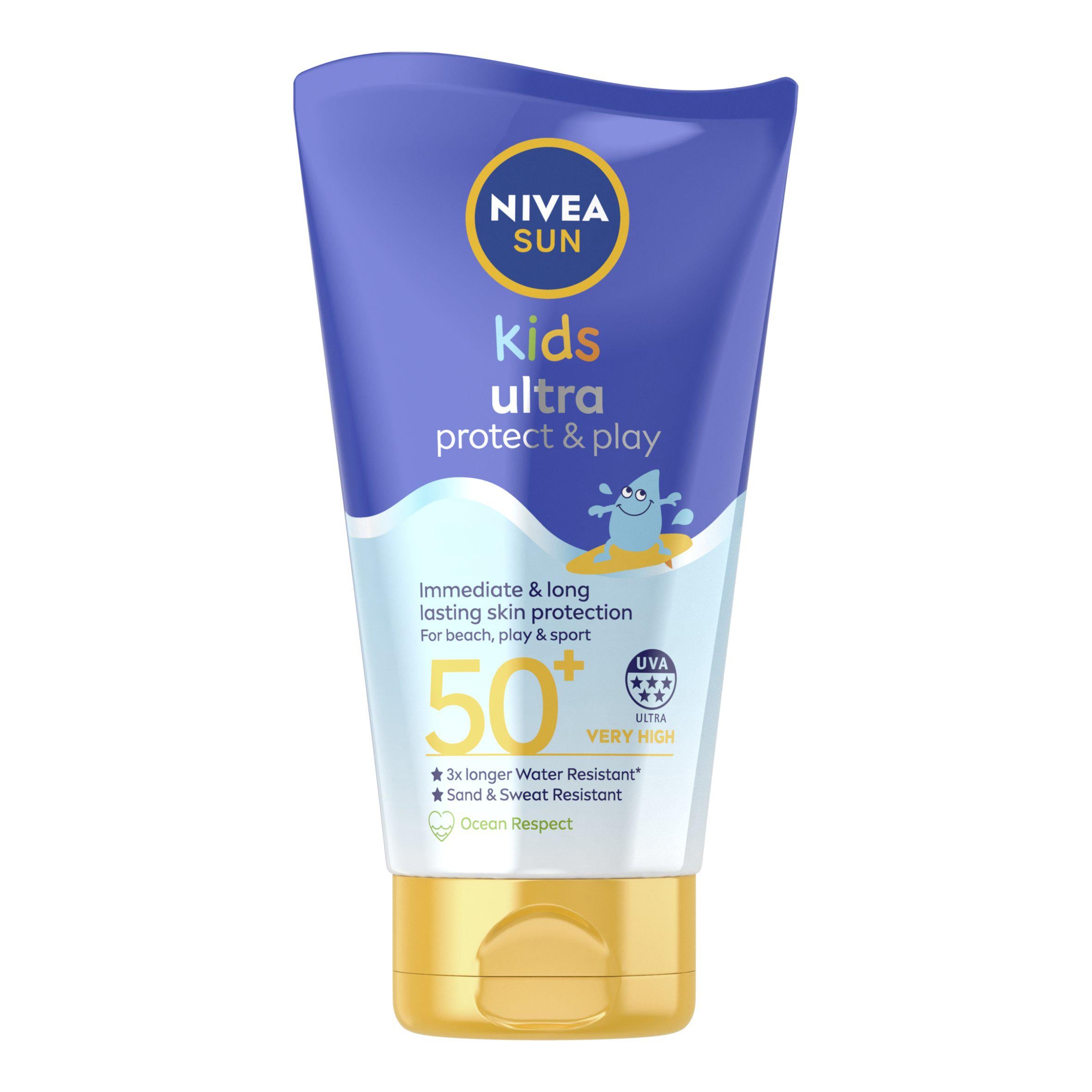 Nivea Sun SPF 50+ kids sunscreen 150ml - British product
