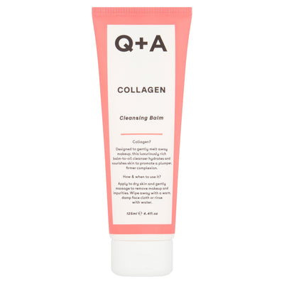 Sainsburys Q+A Collagen Cleansing Balm 125ml- Buy online at McGrocer
