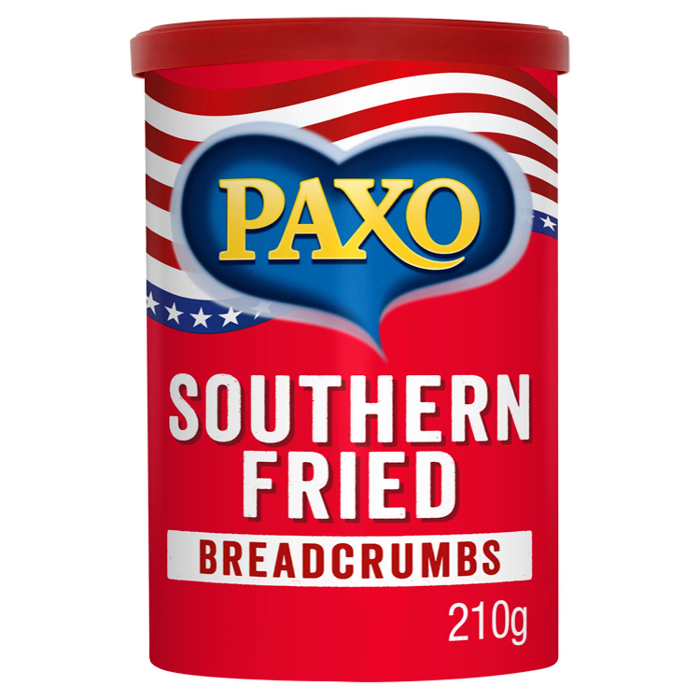 Paxo breadcrumbs southern fried 210g tub - British product
