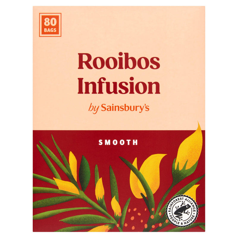 Sainsbury's rooibos tea bags x80 200g (British brand)